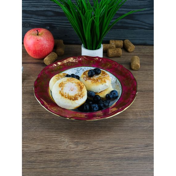 Набор из 6-ти глубоких тарелок Охота красная 23 см, серия Мария Тереза, Repast, фото , изображение 12