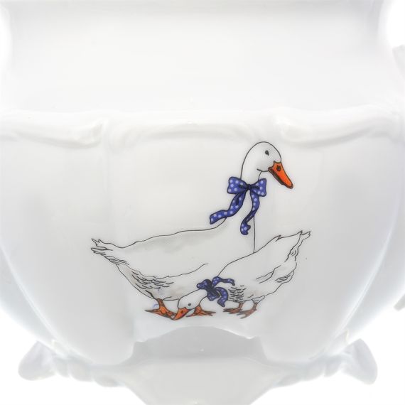 Чайный набор на 6 персон Гуси, классическая чашка, 15 предметов, Repast, фото , изображение 2