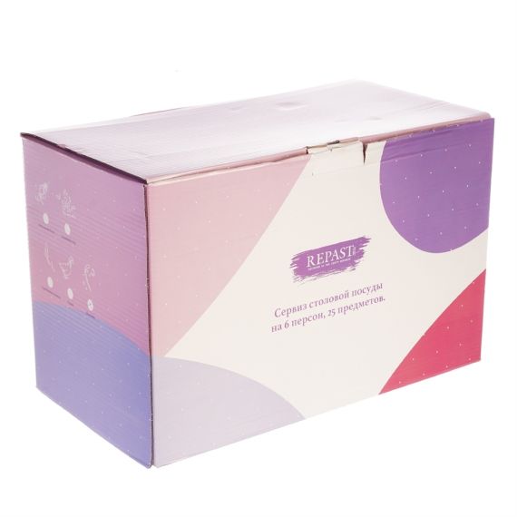 Столовый набор на 6 персон Классика, 25 предметов, Repast, фото , изображение 3