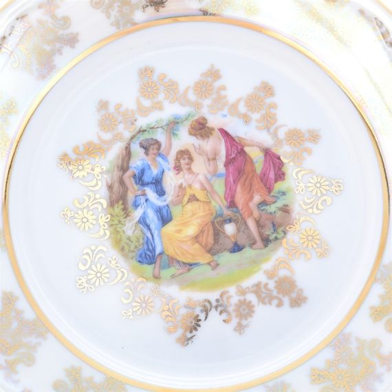 Набор из 6-ти тарелок Мадонна 17 см, перламутр, серия Мария Тереза, Repast, фото , изображение 2