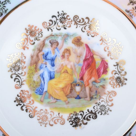 Набор из 6-ти тарелок Мадонна 17 см, перламутр, серия Мария Тереза, Repast, фото , изображение 9