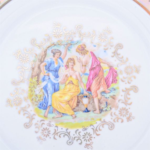 Набор из 6-ти тарелок Мадонна 19 см, перламутр, серия Мария Тереза, Repast, фото , изображение 18