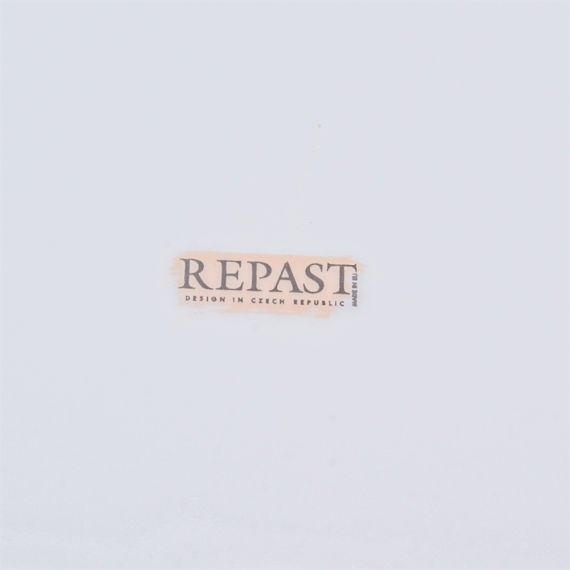 Блюдо круглое Бежевый лист 33 см, серия Мария Тереза, Repast, фото , изображение 3