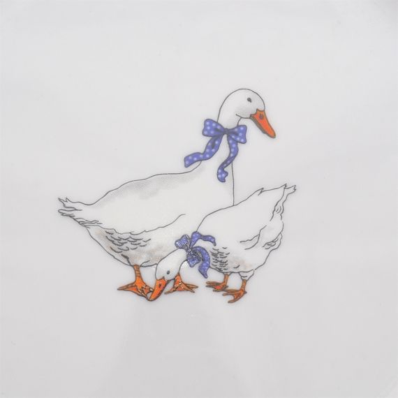 Тарелка Гуси 21 см, Repast, фото , изображение 2