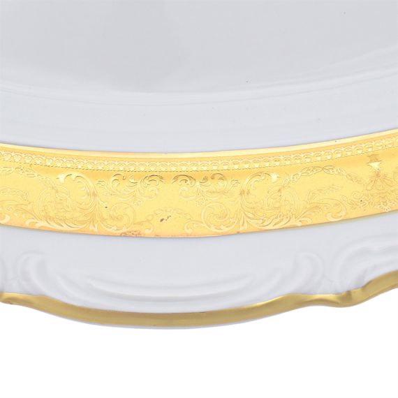 Блюдо овальное  Матовая полоса 33 см, серия Мария Тереза, Repast, фото , изображение 2