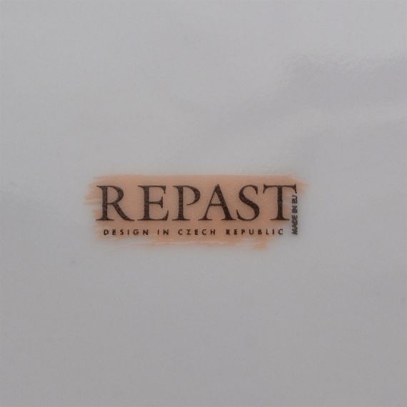 Блюдо круглое Мадонна 30 см, перламутр, серия Мария Тереза, Repast, фото , изображение 4