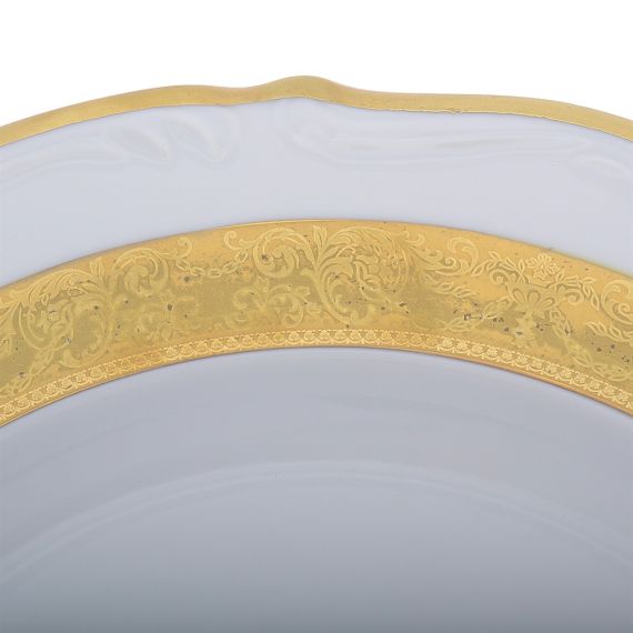 Блюдо круглое Матовая полоса 30 см, серия Мария Тереза, Repast, фото , изображение 11