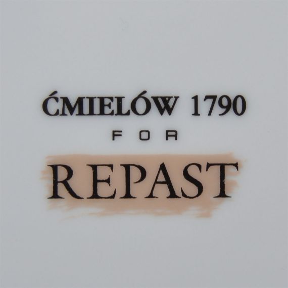 Набор из 6-ти салатников Rococo с платиновой полосой 17 см, Repast, фото , изображение 2