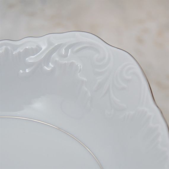 Набор из 6-ти салатников Rococo с платиновой полосой 17 см, Repast, фото , изображение 4