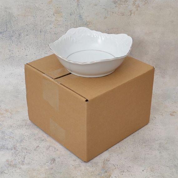 Набор из 6-ти салатников Rococo с платиновой полосой 17 см, Repast, фото , изображение 8