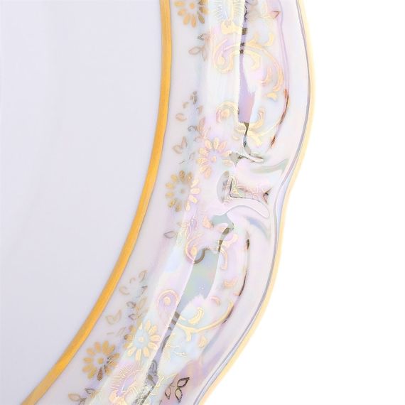 Салатник Мадонна 26 см, перламутр, серия Мария Тереза, Repast, фото , изображение 2