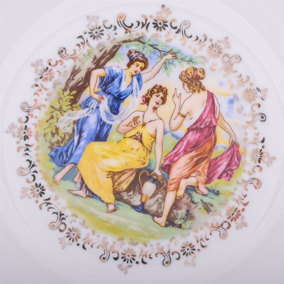 Салатник Мадонна 26 см, перламутр, серия Мария Тереза, Repast, фото , изображение 3