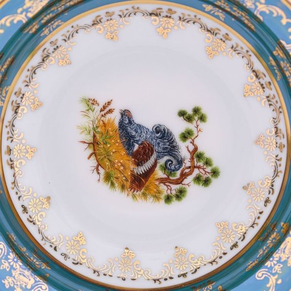 Набор из 6-ти салатников Охота зеленая 16 см, серия Мария Тереза, Repast, фото , изображение 3