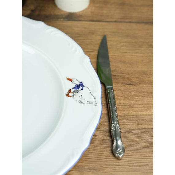 Блюдо круглое 32 см Гуси, Repast, фото , изображение 17