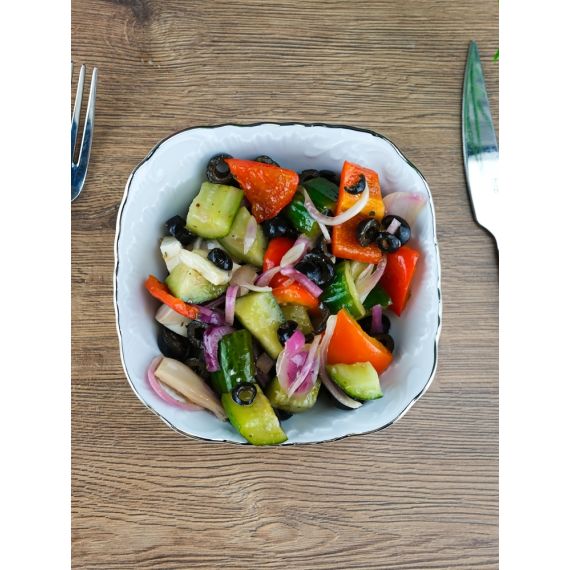 Набор из 6-ти салатников Rococo с платиновой полосой 17 см, Repast, фото , изображение 11