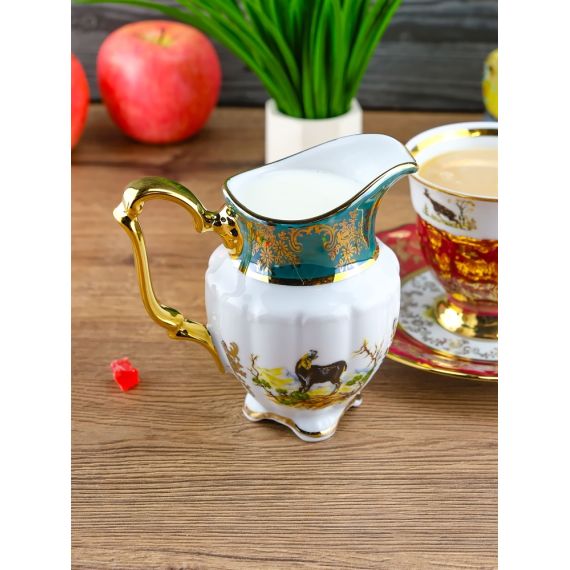 Молочник Охота зеленая, серия Мария Тереза, Repast, фото , изображение 3