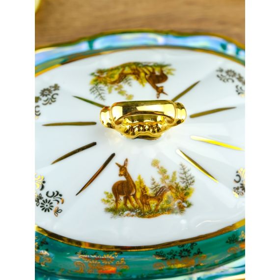 Масленка Охота зеленая, серия Мария Тереза, Repast, фото , изображение 7