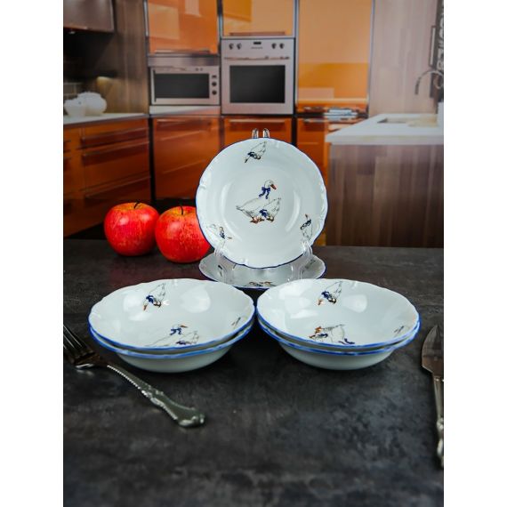 Набор из 6-ти салатников 15 см Гуси, Repast, фото , изображение 9
