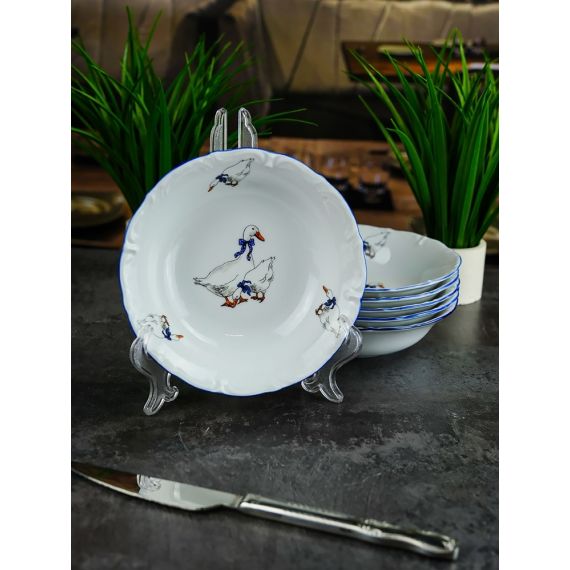 Набор из 6-ти салатников 15 см Гуси, Repast, фото , изображение 13