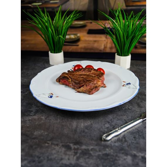 Блюдо круглое 32 см Гуси, Repast, фото , изображение 2