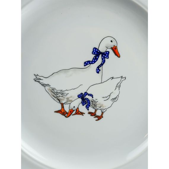 Блюдо круглое 32 см Гуси, Repast, фото , изображение 7