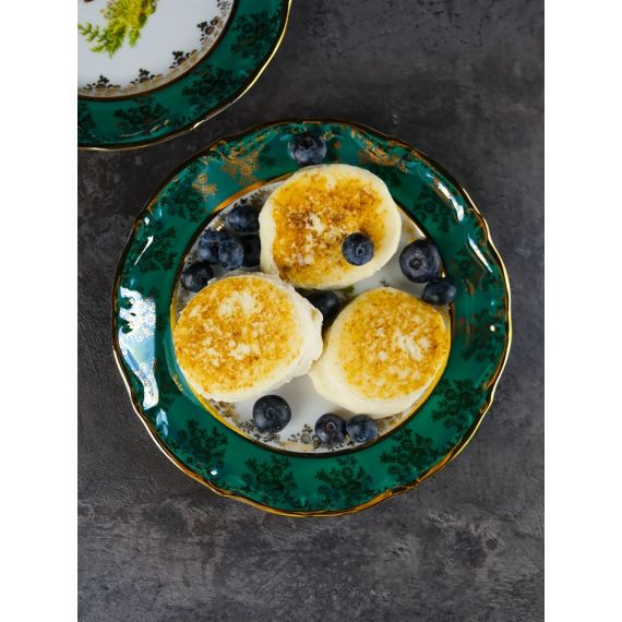 Набор из 6-ти тарелок Охота зеленая 19 см, серия Мария Тереза, Repast, фото , изображение 10