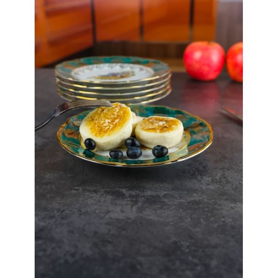 Набор из 6-ти тарелок Охота зеленая 19 см, серия Мария Тереза, Repast, фото , изображение 12