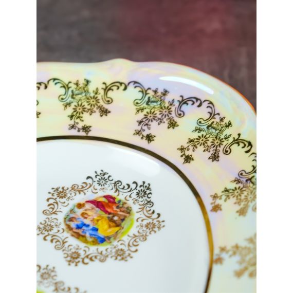 Блюдо овальное Мадонна 38 см, перламутр, серия Мария Тереза, Repast, фото , изображение 23