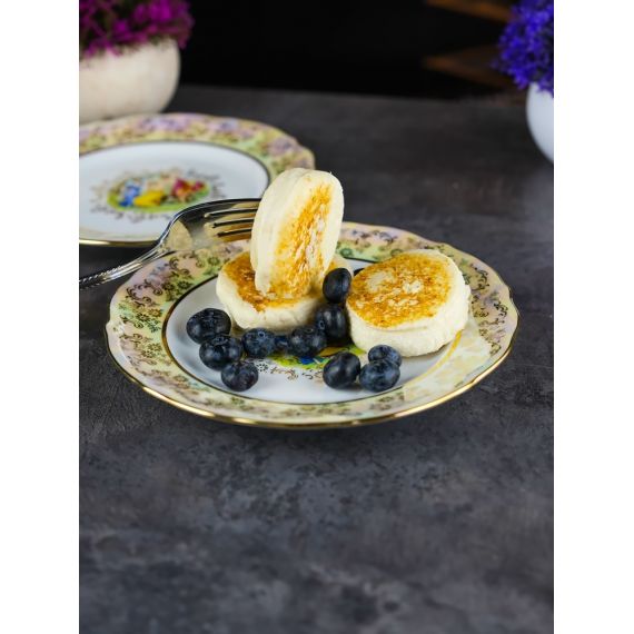 Набор из 6-ти тарелок Мадонна 19 см, перламутр, серия Мария Тереза, Repast, фото , изображение 21