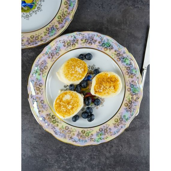 Набор из 6-ти тарелок Мадонна 25 см, перламутр, серия Мария Тереза, Repast, фото , изображение 19