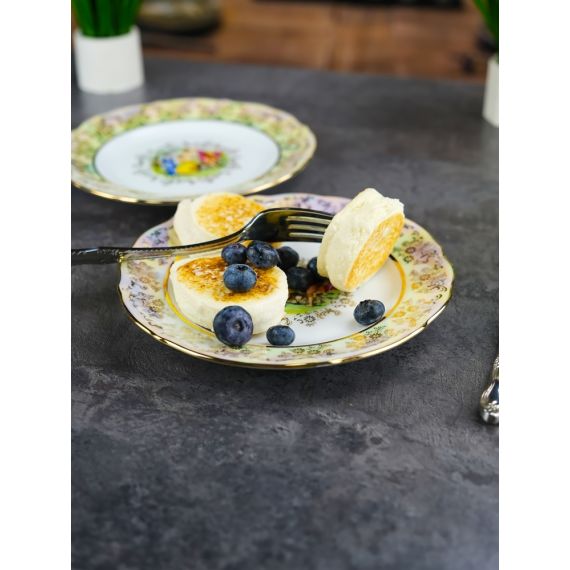 Набор из 6-ти тарелок Мадонна 19 см, перламутр, серия Мария Тереза, Repast, фото , изображение 7