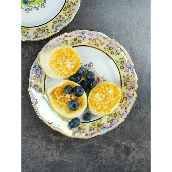 Набор из 6-ти тарелок Мадонна 19 см, перламутр, серия Мария Тереза, Repast, фото , изображение 8