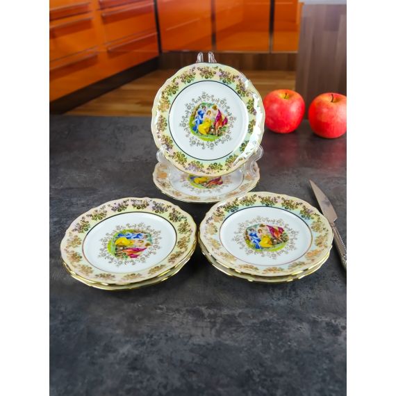 Набор из 6-ти тарелок Мадонна 17 см, перламутр, серия Мария Тереза, Repast, фото , изображение 19