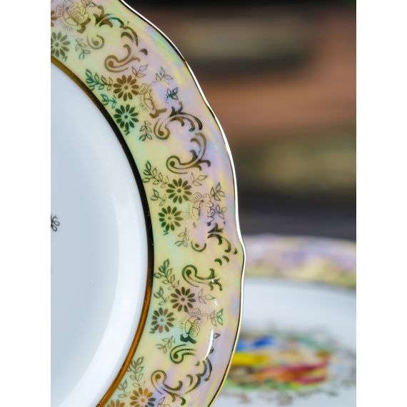 Набор из 6-ти тарелок Мадонна 19 см, перламутр, серия Мария Тереза, Repast, фото , изображение 11