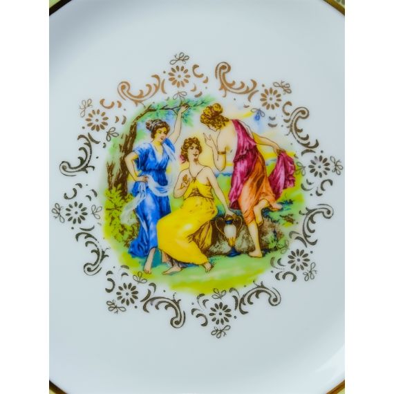 Набор из 6-ти тарелок Мадонна 19 см, перламутр, серия Мария Тереза, Repast, фото , изображение 12