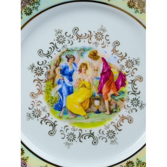 Набор из 6-ти тарелок Мадонна 17 см, перламутр, серия Мария Тереза, Repast, фото , изображение 2