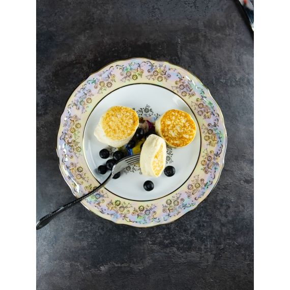 Набор из 6-ти тарелок Мадонна 25 см, перламутр, серия Мария Тереза, Repast, фото , изображение 12