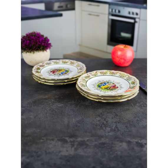 Набор из 6-ти тарелок Мадонна 17 см, перламутр, серия Мария Тереза, Repast, фото , изображение 6