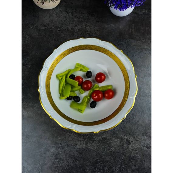 Салатница Матовая полоса 26 см, серия Мария Тереза, Repast, фото , изображение 9