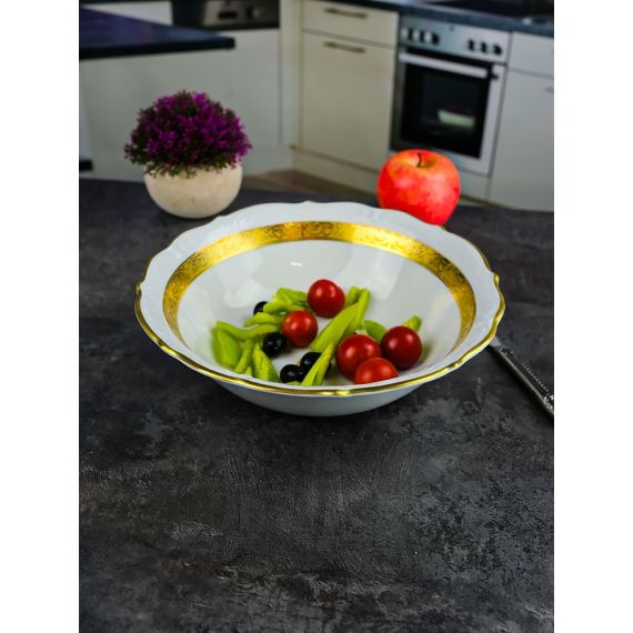 Салатница Матовая полоса 26 см, серия Мария Тереза, Repast, фото , изображение 14