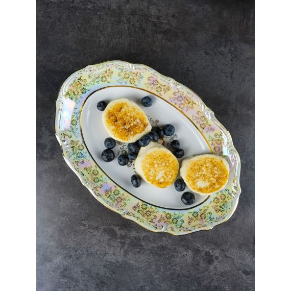 Блюдо овальное Мадонна 29 см, перламутр, серия Мария Тереза, Repast, фото , изображение 8