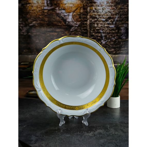 Салатница Матовая полоса 26 см, серия Мария Тереза, Repast, фото , изображение 4