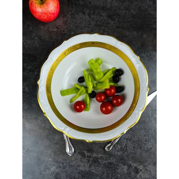 Салатница Матовая полоса 26 см, серия Мария Тереза, Repast, фото , изображение 5