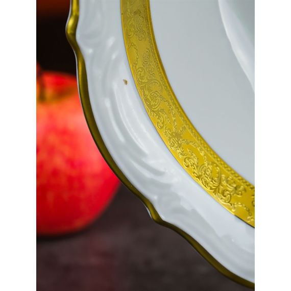 Салатница Матовая полоса 26 см, серия Мария Тереза, Repast, фото , изображение 7