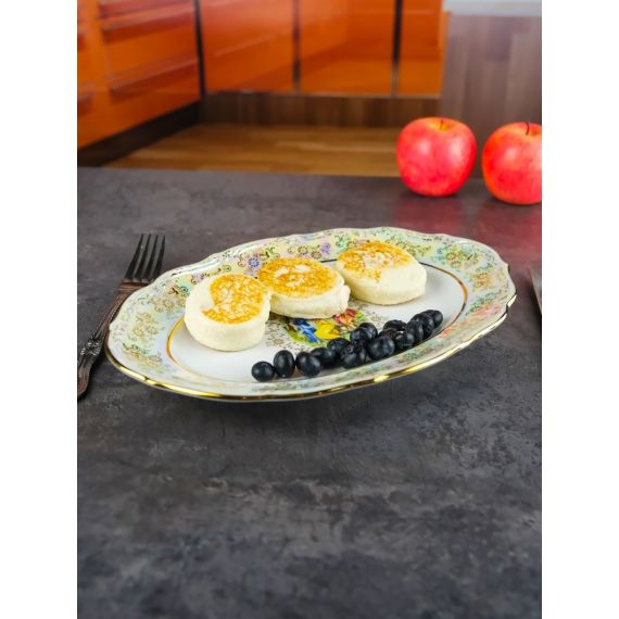 Блюдо овальное Мадонна 29 см, перламутр, серия Мария Тереза, Repast, фото , изображение 15