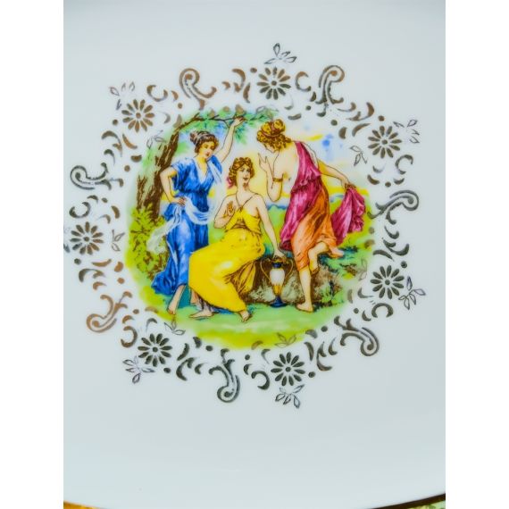 Блюдо овальное Мадонна 29 см, перламутр, серия Мария Тереза, Repast, фото , изображение 2