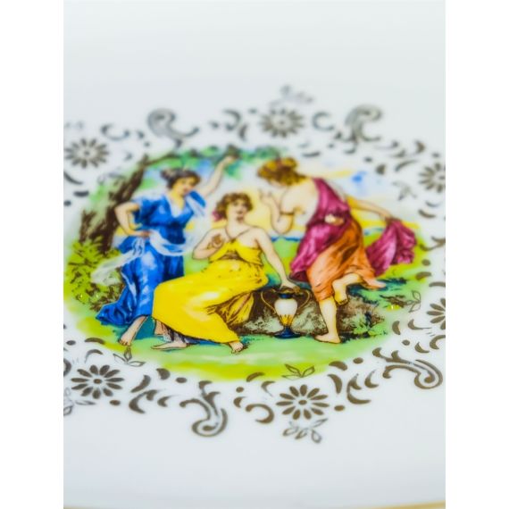 Блюдо овальное Мадонна 29 см, перламутр, серия Мария Тереза, Repast, фото , изображение 6