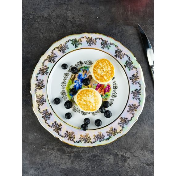 Набор из 6-ти тарелок Мадонна 27 см, перламутр, серия Мария Тереза, Repast, фото , изображение 14