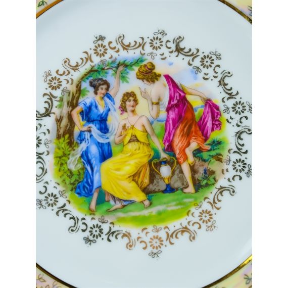 Набор из 6-ти тарелок Мадонна 21 см, перламутр, серия Мария Тереза, Repast, фото , изображение 13