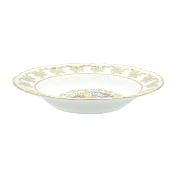 Набор из 6-ти тарелок глубоких Мадонна 23 см, перламутр, серия Мария Тереза, Repast, фото , изображение 3